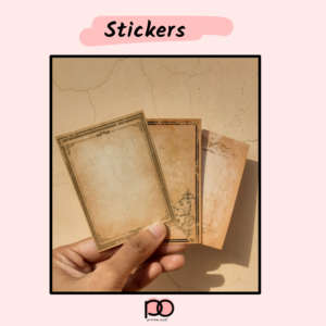 Matte Vintage Frame Stickers