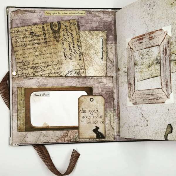 Vintage Travel Scrapbook