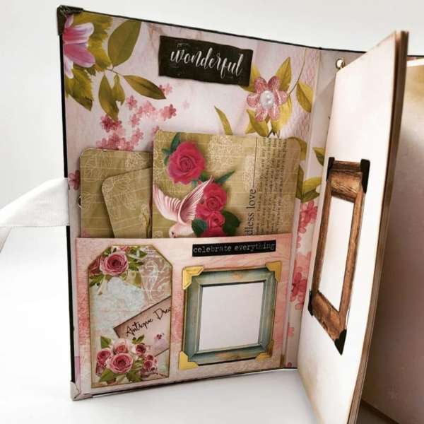 Vintage Floral Scrapbook