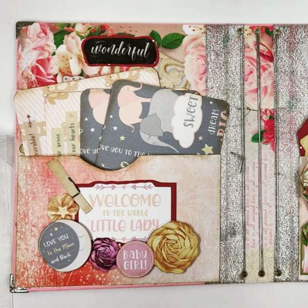 Baby Girl Memory Scrapbook