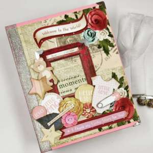 Baby Girl Memory Scrapbook