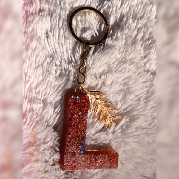 Alphabet keychain - L