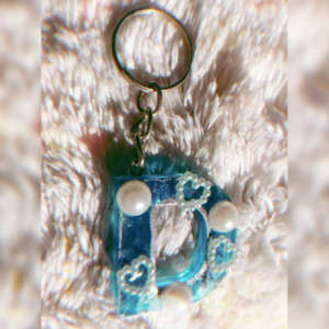 Alphabet keychain - D