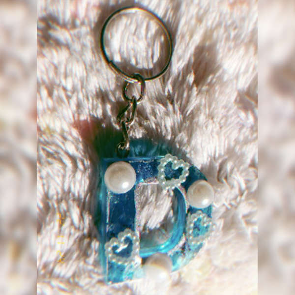 Alphabet keychain - D