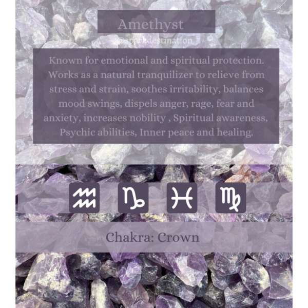 Amethyst Bullet Pendant