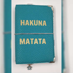 Mini Faux Leather Journal - Teal