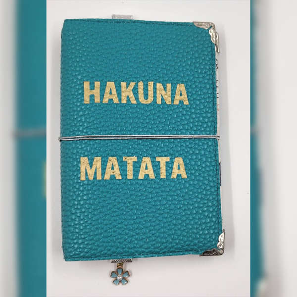 Mini Faux Leather Journal - Teal