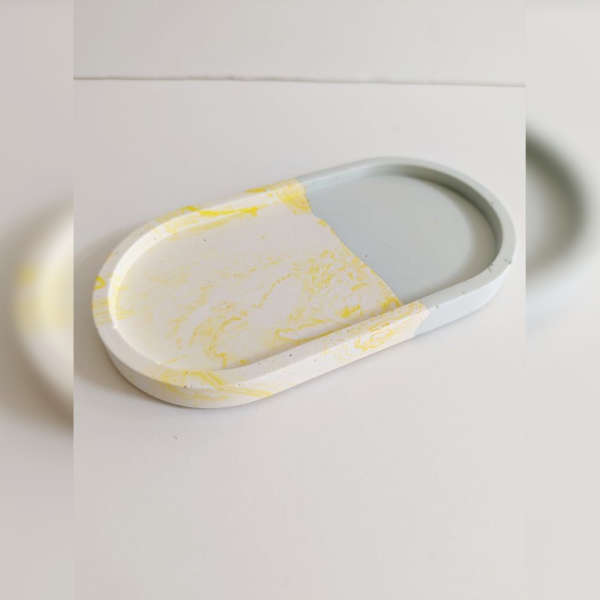 Concrete Marble Tray