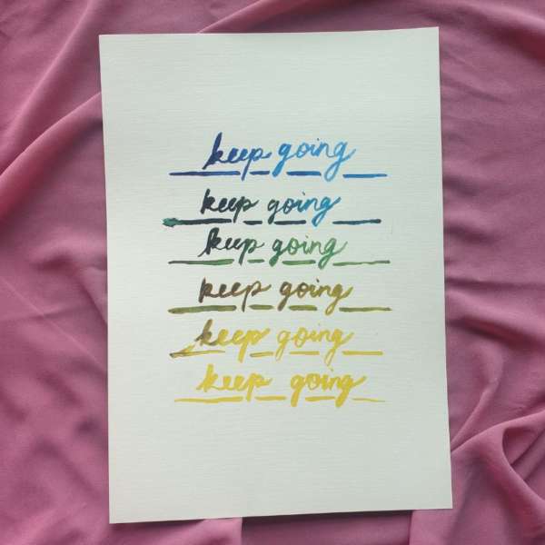 Keep Going Art Print
