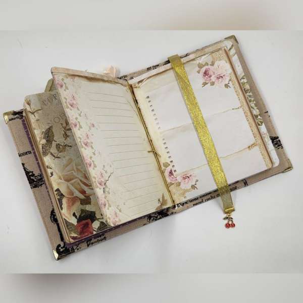 Red Velvet Faux Leather Journal