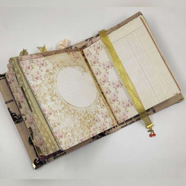 Red Velvet Faux Leather Journal