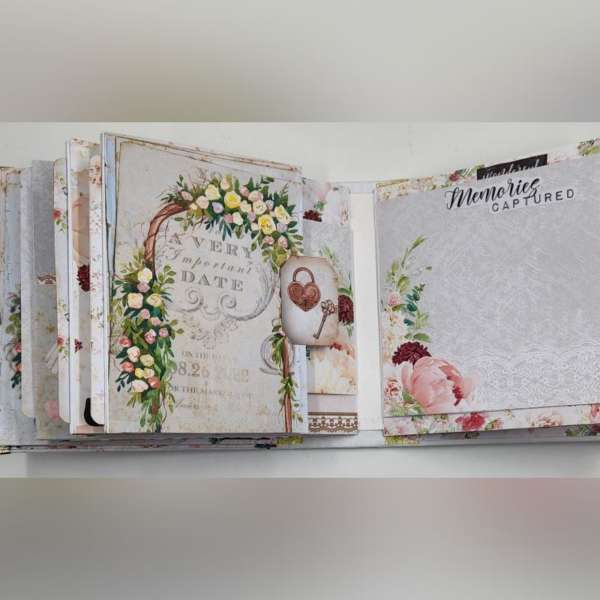 Wedding Themed Scrapbook
