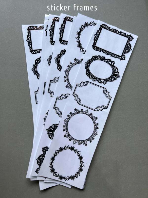 Journaling stickers