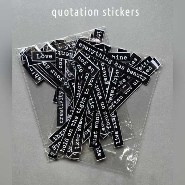 Journaling stickers