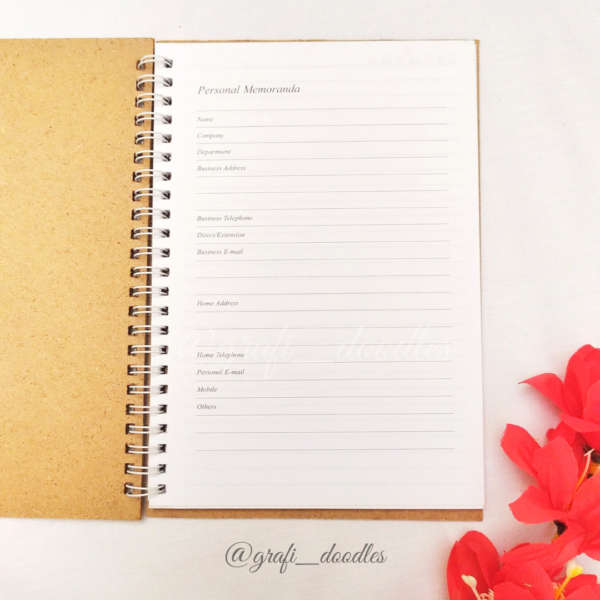 Wooden Diary by Grafi Doodles