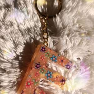 Alphabet E Keychain