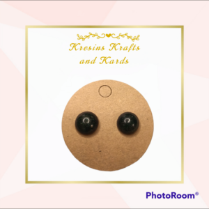 Black Pea Sized Studs