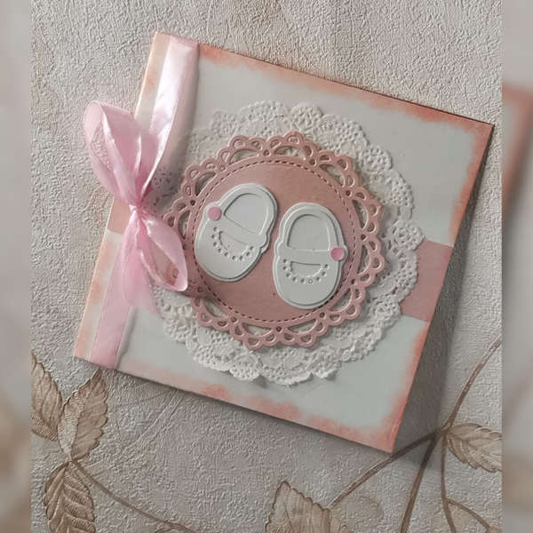 Handmade Baby Welcome Card