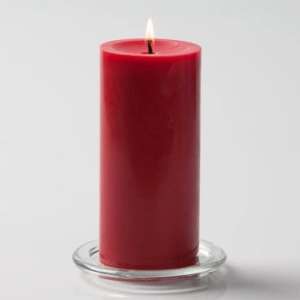Red Pillar Candle