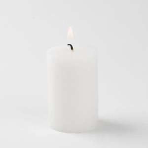 White Pillar Candle