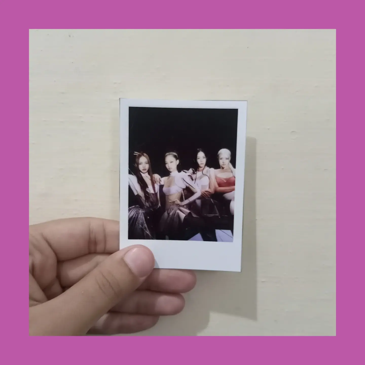 BLACKPINK Pink Venom Polaroids