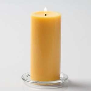 Yellow Pillar Candle