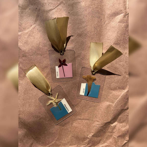 Dried Flower Bookmarks