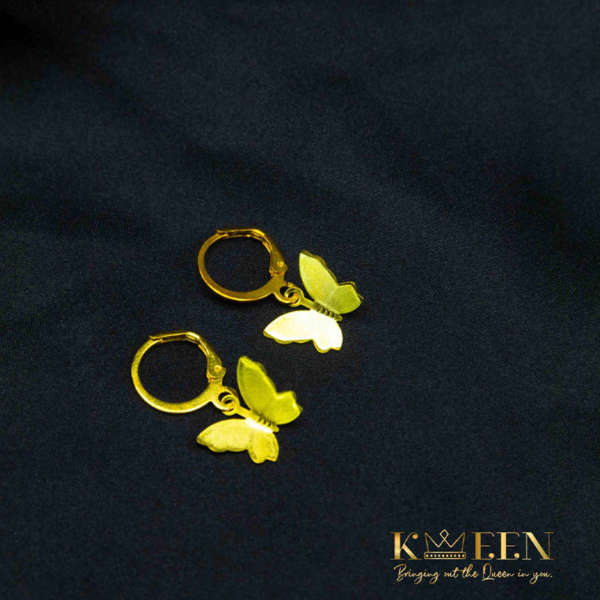 Butterfly Earrings Gold