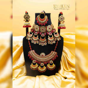 Ruby Bridal Jewelry Set