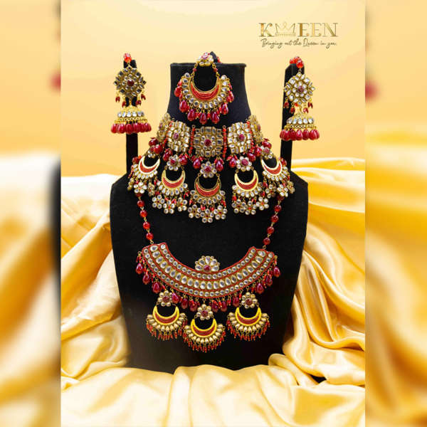 Ruby Bridal Jewelry Set