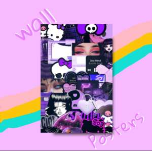 Purple Anime Poster