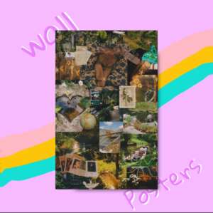 Brown Aesthetic Wall Poster