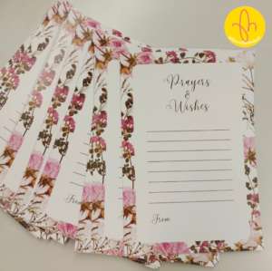 50 Wedding Wish Cards