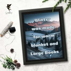 Winter Quotes Aesthetic Frames