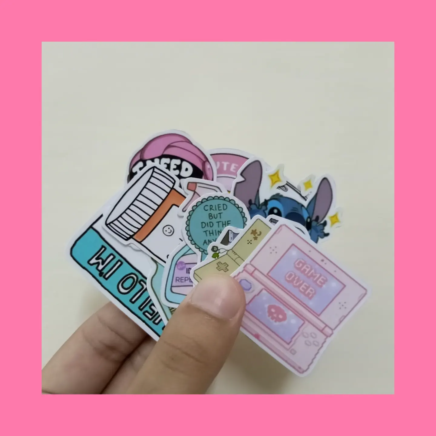 No Thoughts, Just Vibes Sticker Pack