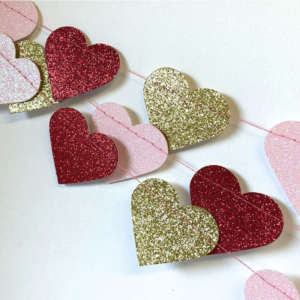 Home Decor Hearts Strip
