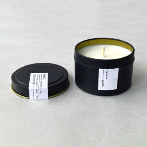 Black Tin Candle