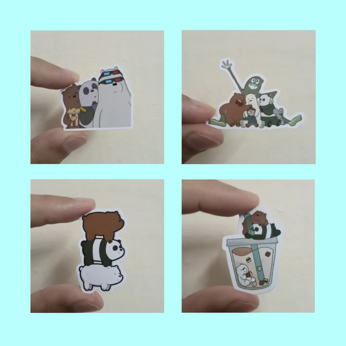 We Bare Bears Sticker Pack