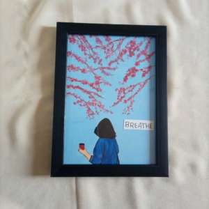 Girl In The Woods Frame