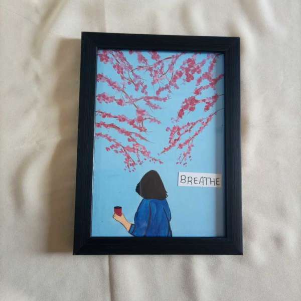Girl In The Woods Frame