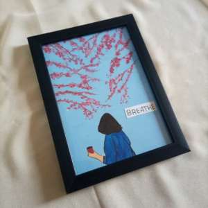 Girl In The Woods Frame
