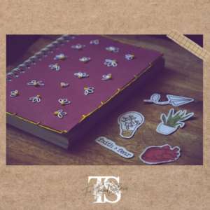 Field Of Daisies Hand Embroidered Notebook