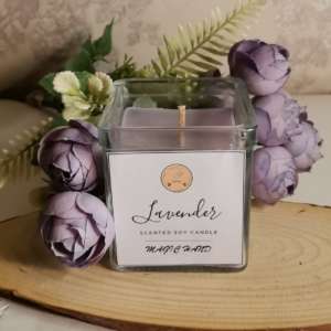 Purple Lavender Candle