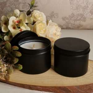 Tin Candle - Black