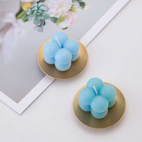 2 Mini Bubble Cube Candles