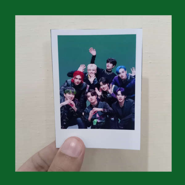 Stray Kids Maniac Polaroid - White