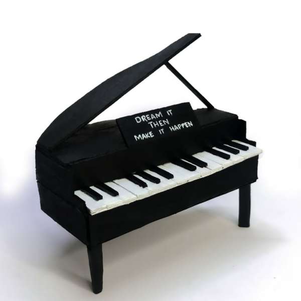 Mini Handmade Popsicle Sticks Piano