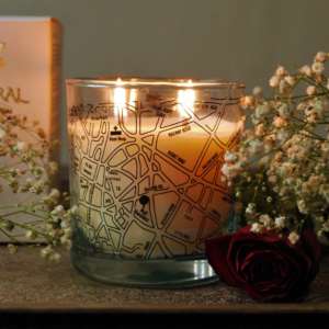 Old Lahore City Map - Lahore Botanicals Candle