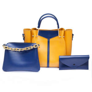 Bloom Closet – Mustard 3 Pieces Handbag