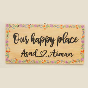 Wooden Name Hanging